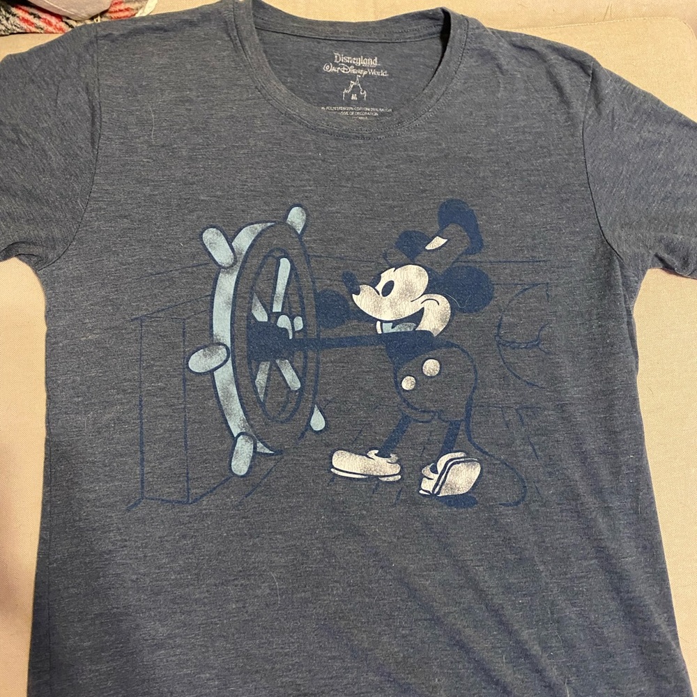 2/$25 Walt Disney World T-shirt Steamboat Willie